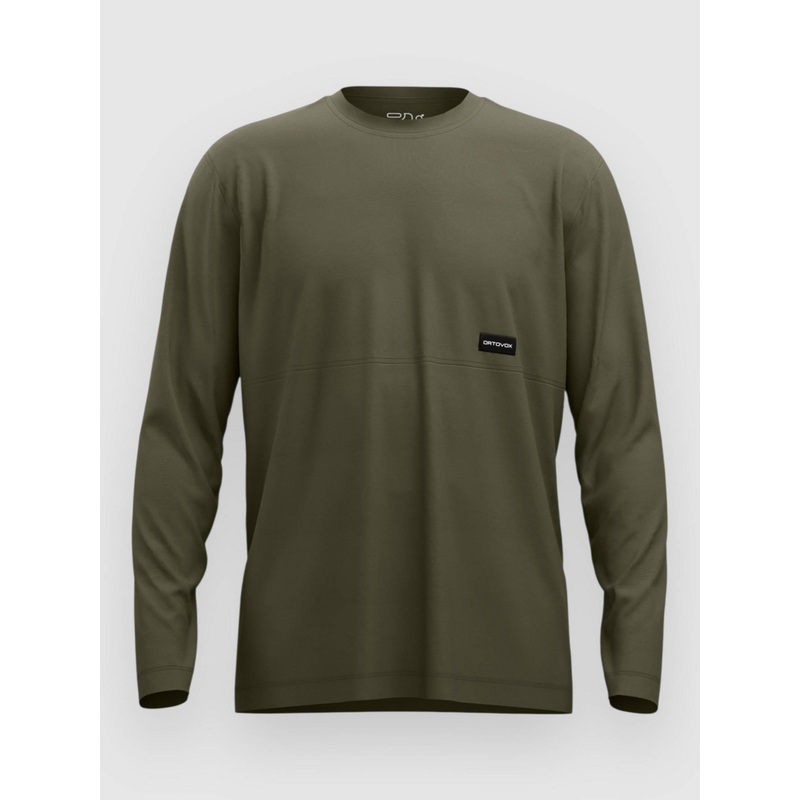 185 Merino Patch Base Layer Top–dark wild herbs 62701