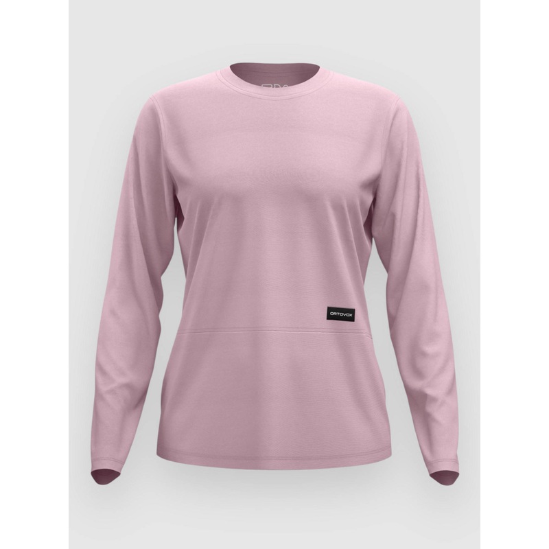 185 Merino Patch Base Layer Top–dawn rose 35501