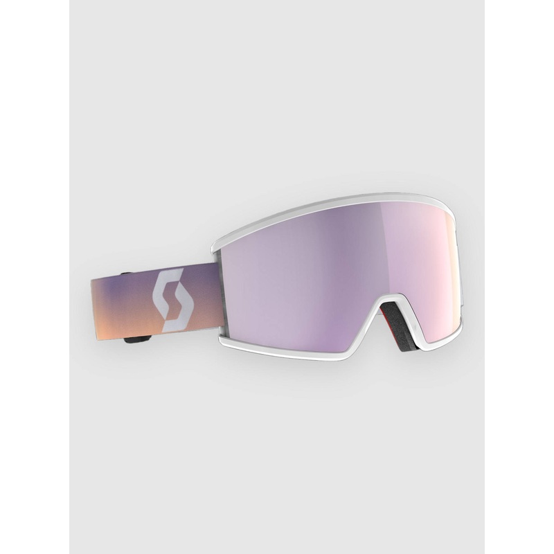 Ambit Compact White/Soft Pink Goggle–amp lavender chrome s3