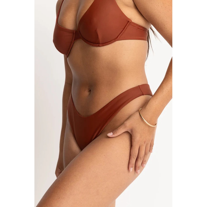 Rhythm Classic Hi Cut Bottom (Rust)