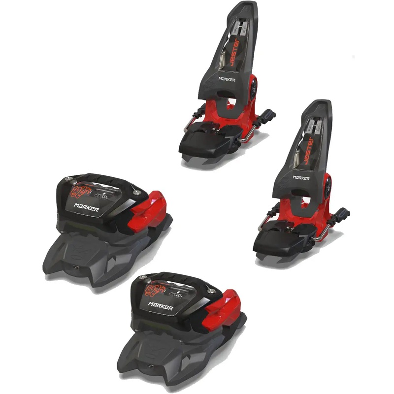 Jester 16 Ski Bindings – Anthracite/Black/Red 2026