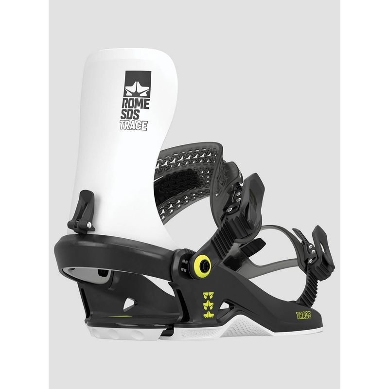 Trace Snowboard Bindings–black/white