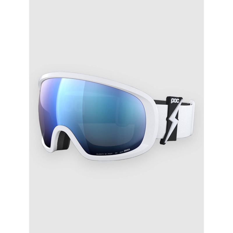Fovea Blixten White Goggle–partly sunny blue