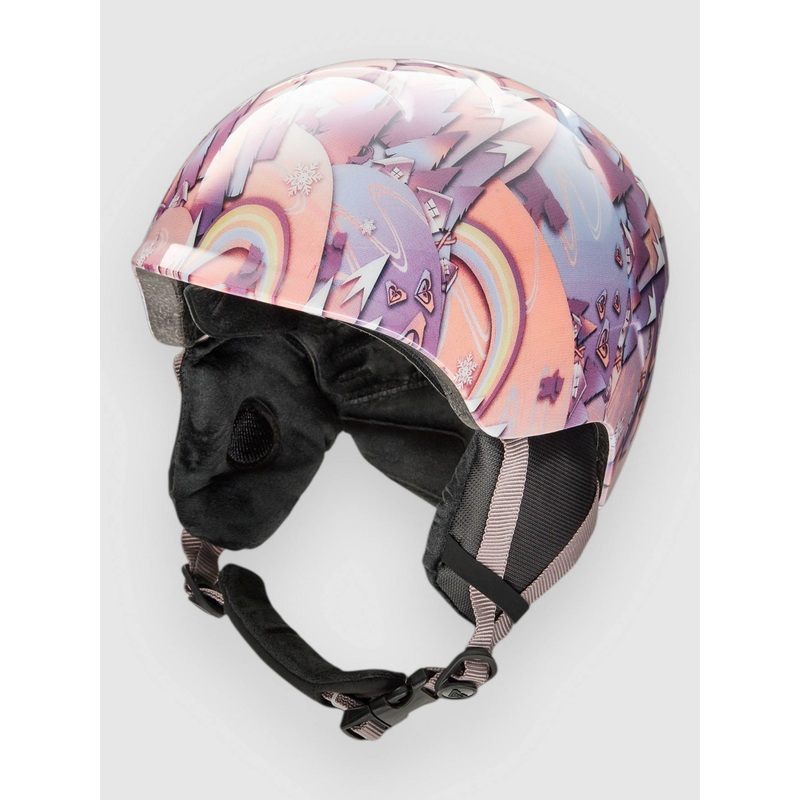 Slush Kids Helmet–coral chic papercut