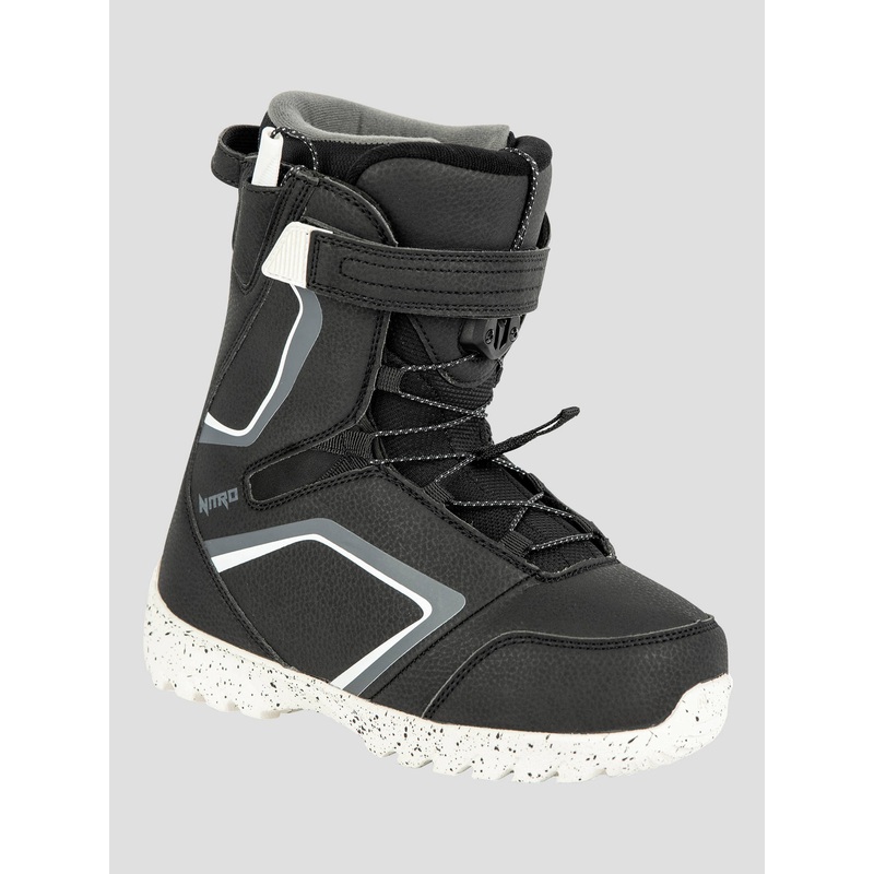 Droid Qls 2023 Kids Snowboard Boots–black/white/charcoal