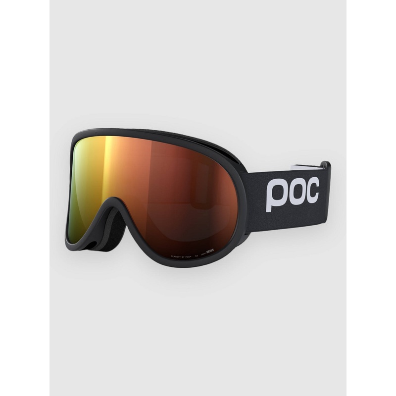 Retina Mid Uranium Black Goggle–Partly Sunny Orange