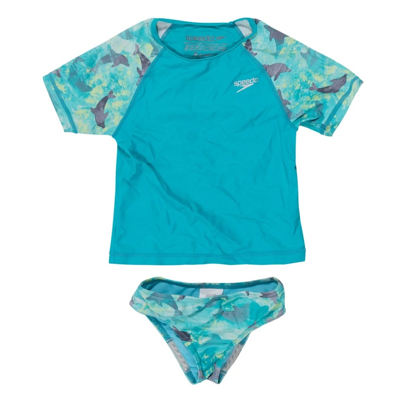 Speedo Swimsuit Rashguard Set – Girls’