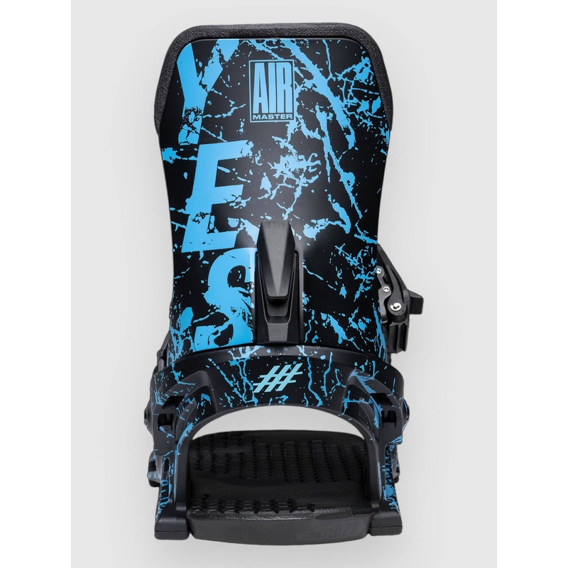 Airmaster 2026 Snowboard Bindings–splatter blue