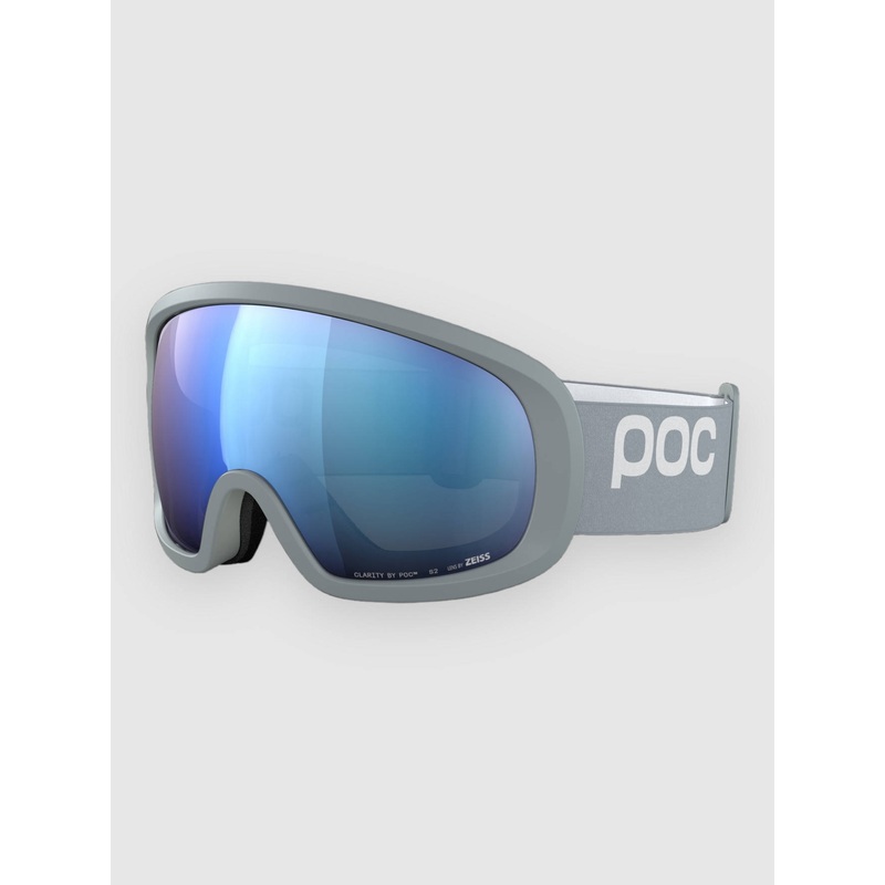 Fovea Mid Granite Grey Goggle–partly sunny blue