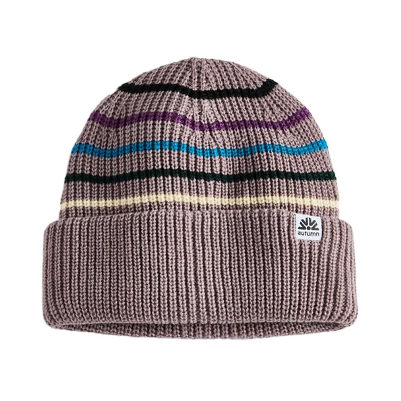 Autumn Retro Beanie – Light Purple