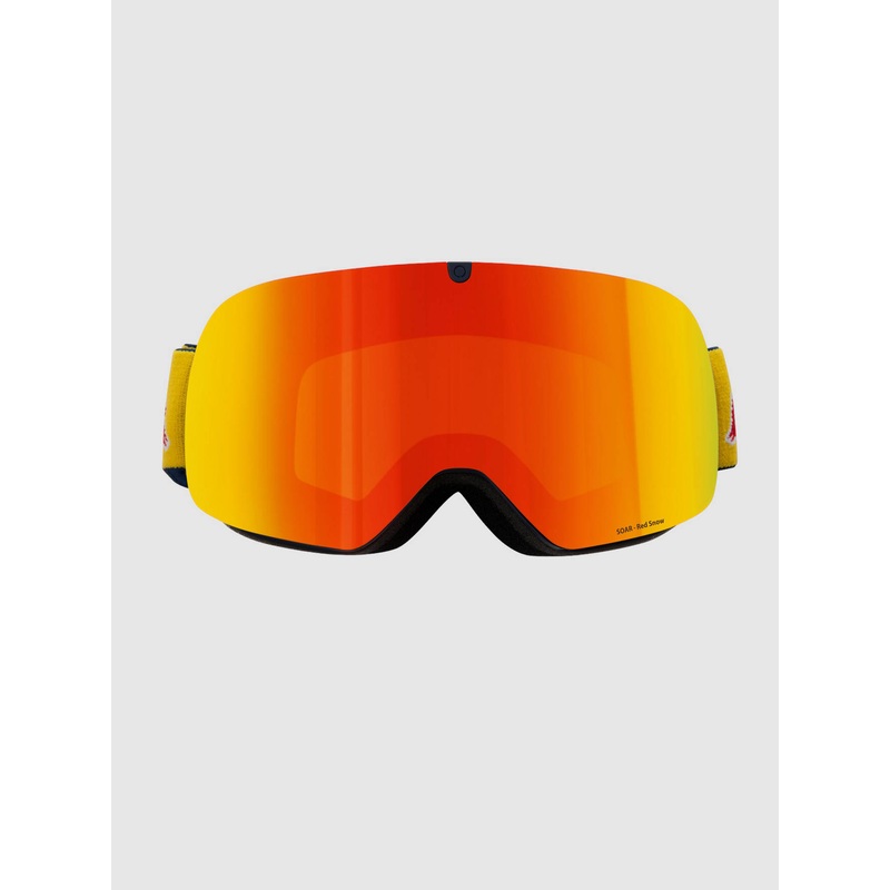 Soar Dark Blue Goggle–orange with red