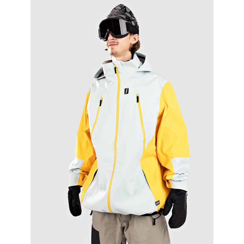 3-Layer All-Mountain Jacket–mist/ alpine yellow