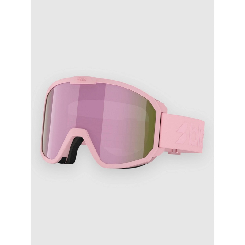 Rave Matte Pink Goggle–brown w pink multi