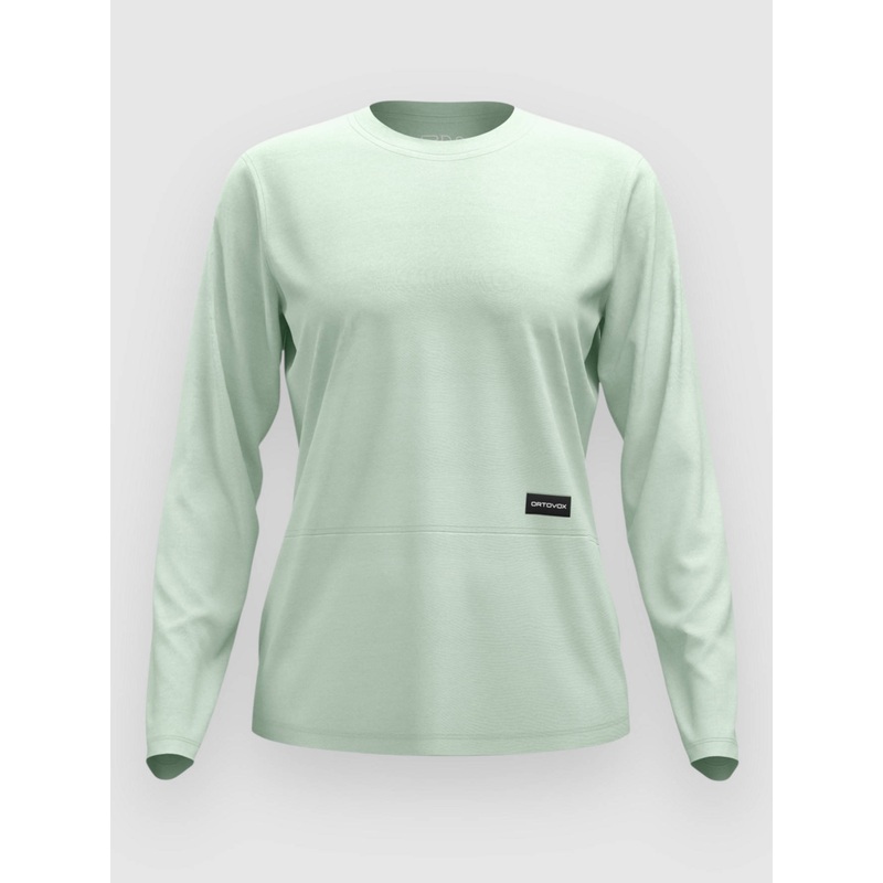 185 Merino Patch Base Layer Top–green acid 63401
