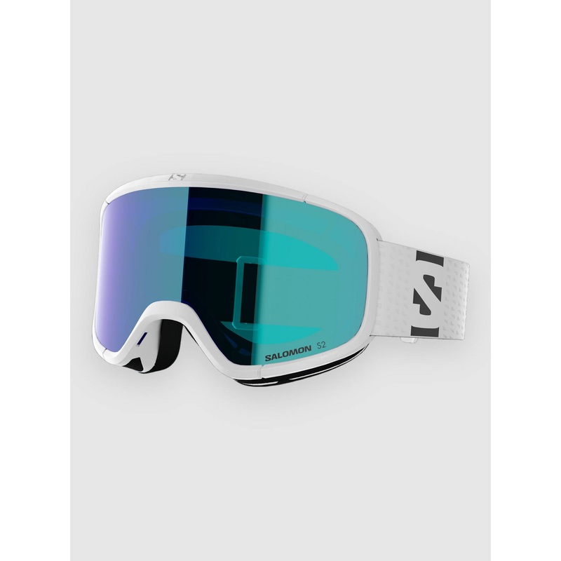Aksium 2.0 White Goggle–mid blue