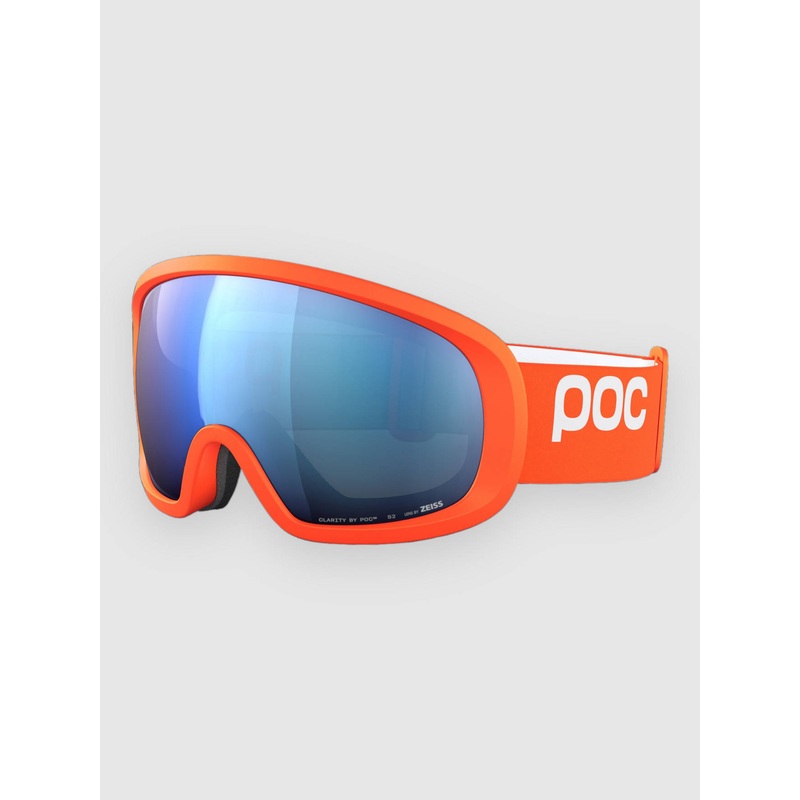 Fovea Mid Zink Orange Goggle–partly sunny blue