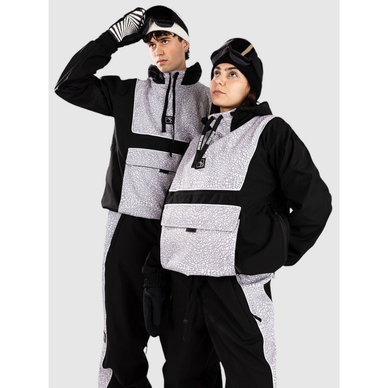 Baseline Pullover Anorak–airtime / black