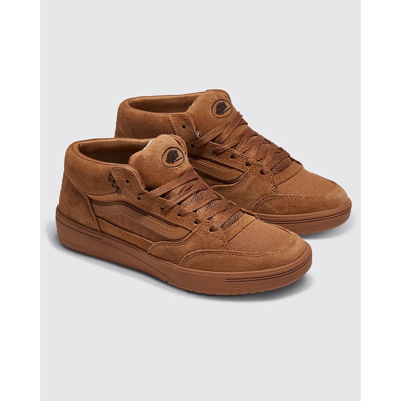 Zahba Mid Shoes – Brown