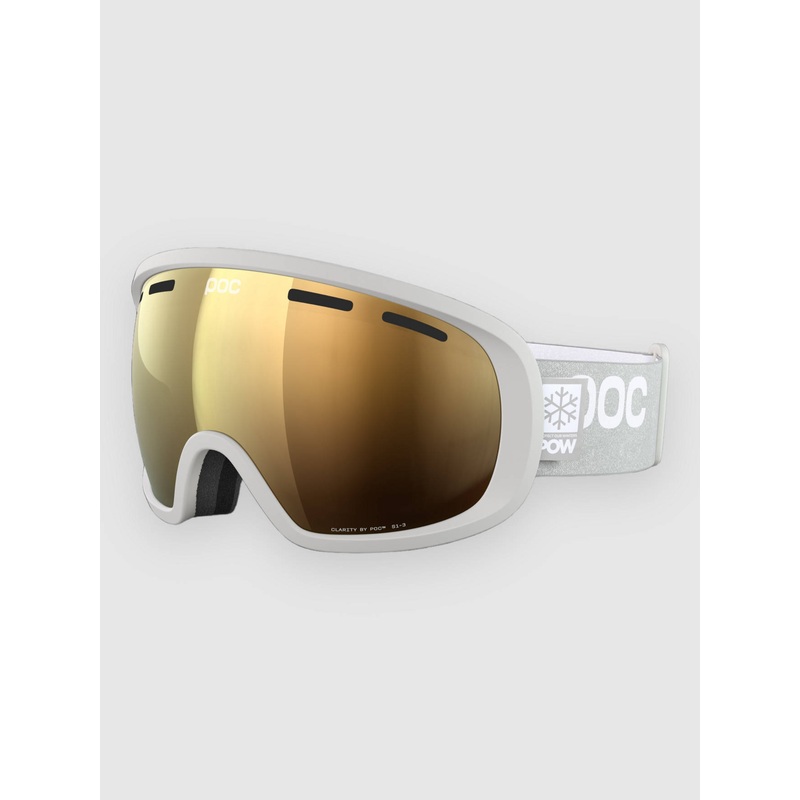 Fovea Clarity Pow Jj Mineral Grey Kids Goggl–sunny gold