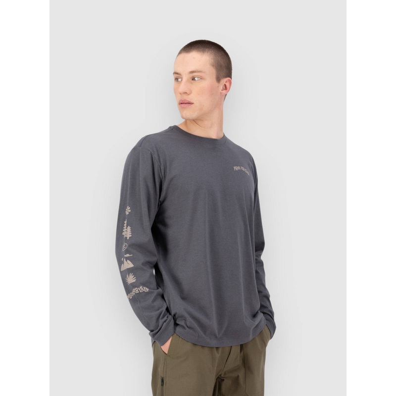 Yonder Merino Organic Cotton Base Layer Top–vintage black