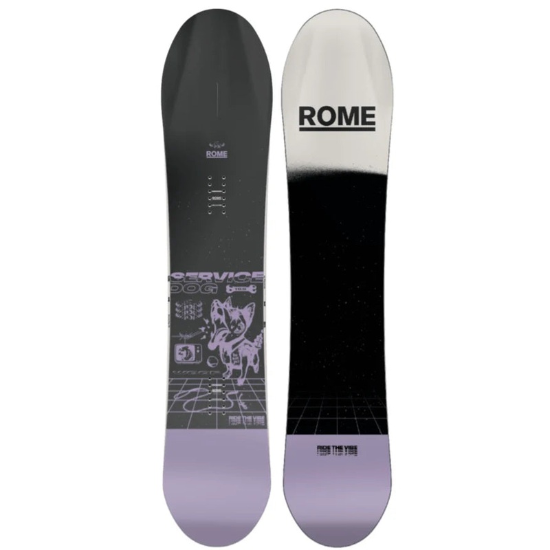 Rome Service Dog Snowboard 2026