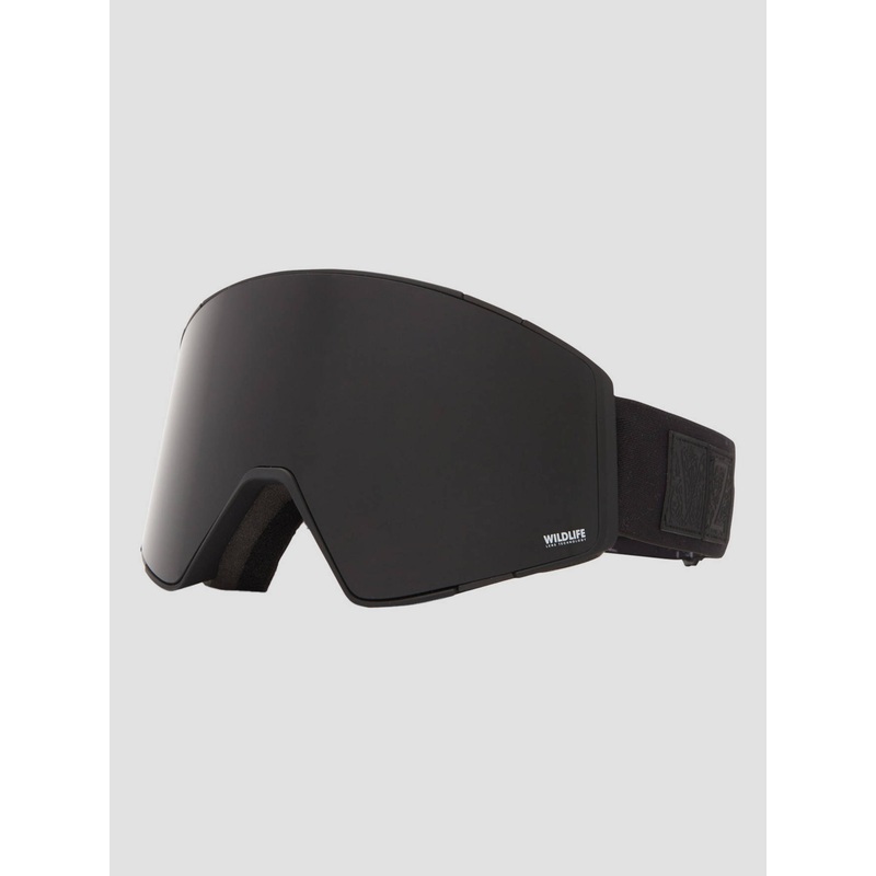 Capsule Blk Sat Goggle–wld blackout