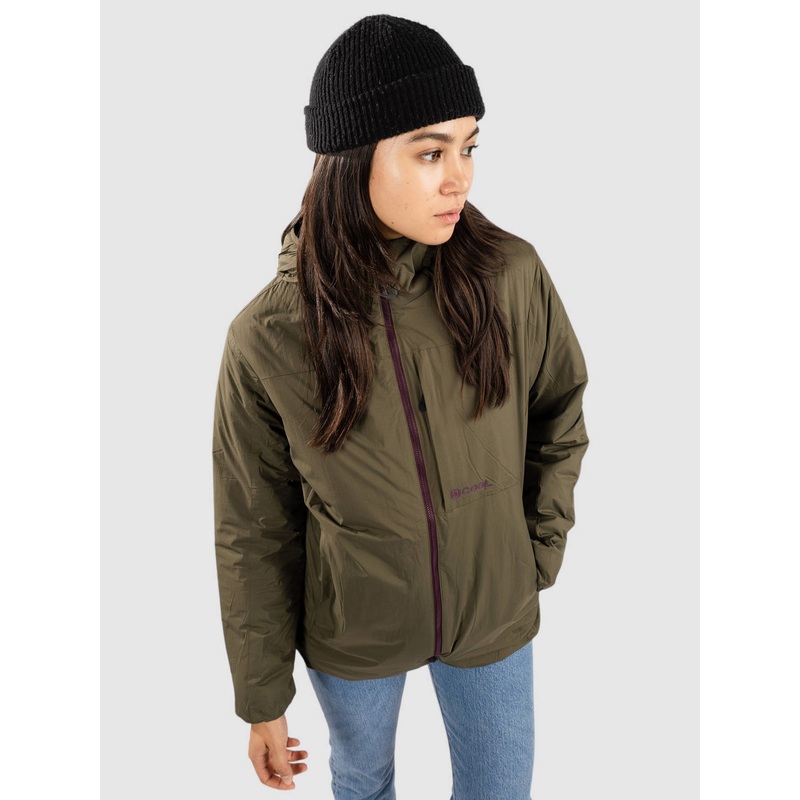 Wind River Fleece Jacket–olive aubergine