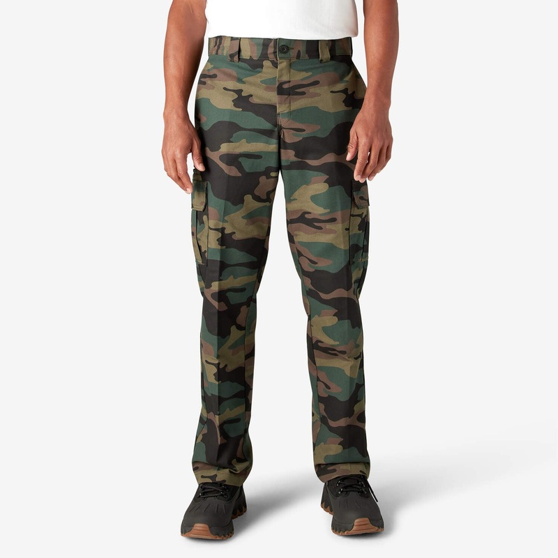 Dickies Regular Fit Straight Leg Cargo Pant (Camo)