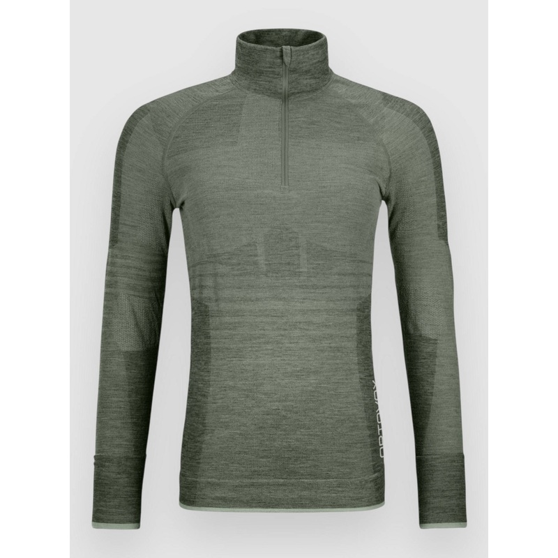 230 Competition Zip Neck Base Layer Top–arctic grey