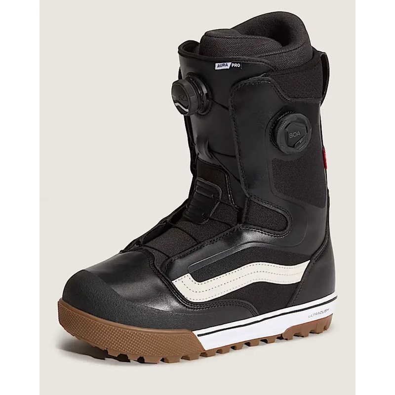 Aura Pro Snowboard Boots – Black/White 2026