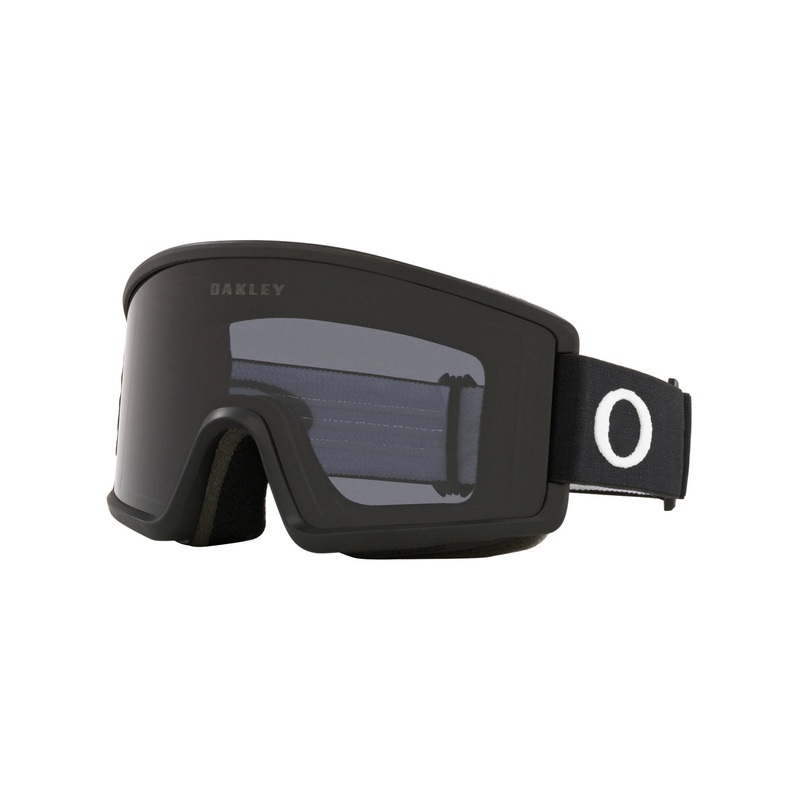Target Line L Matte Black Goggle–dark grey