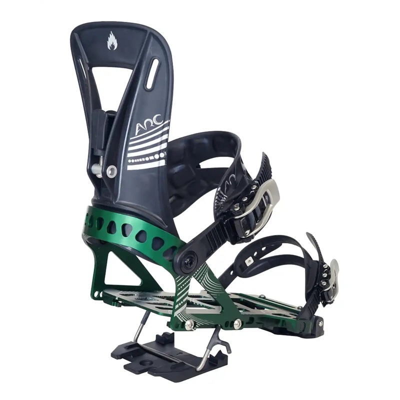 Arc St Splitboard Bindings – Green 2026