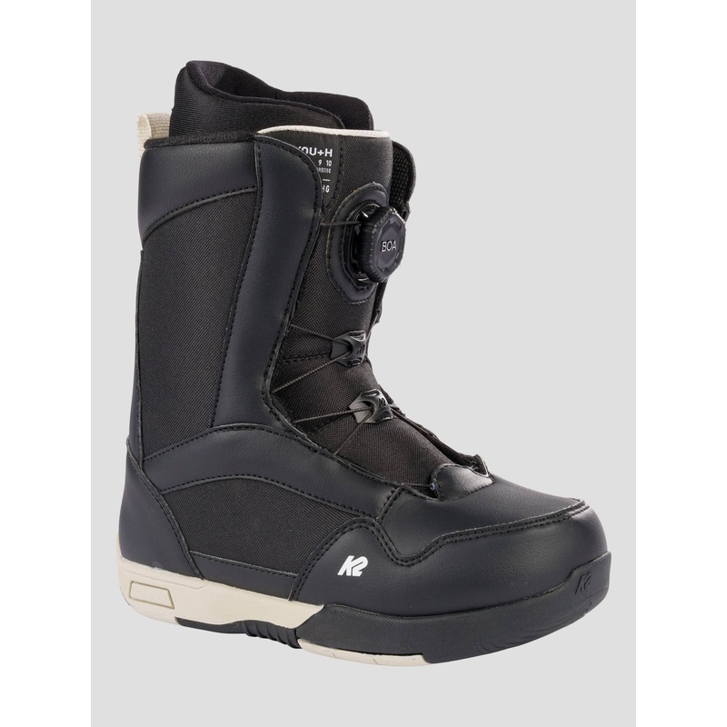 You+h 2026 Kids Kids Snowboard Boots–black