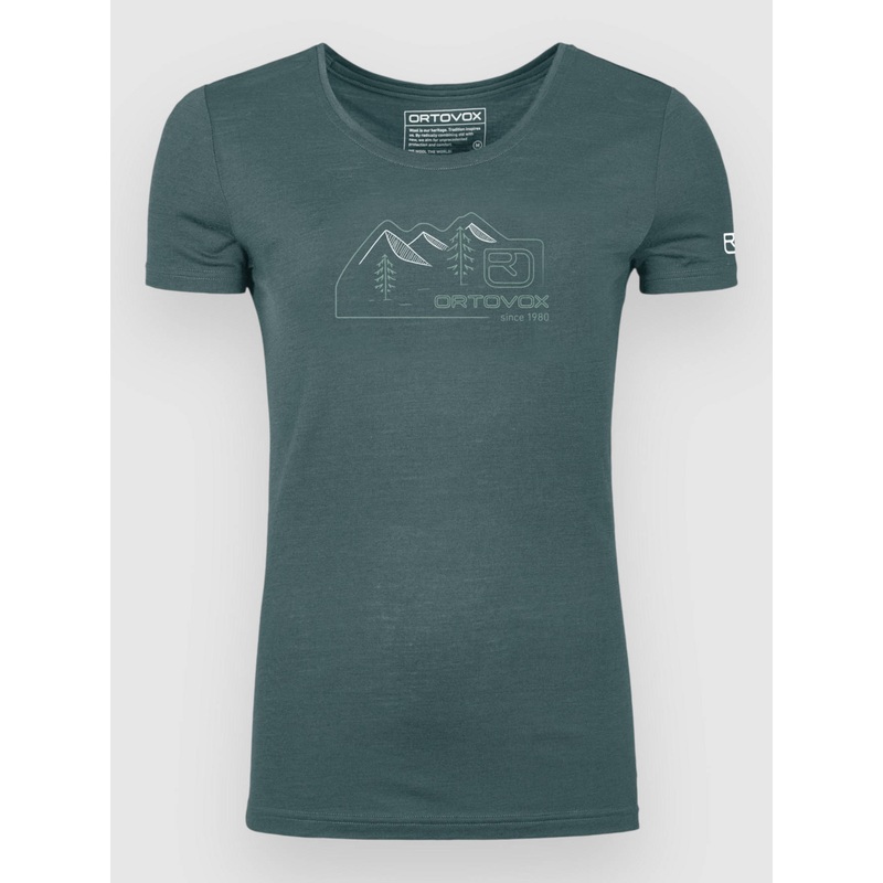 150 Cool Vintage Badge Tech Tee–dark arctic grey