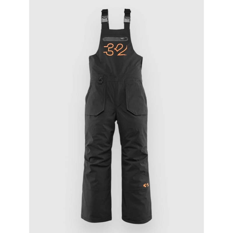 Youth Basement Kids Pants–black/orange