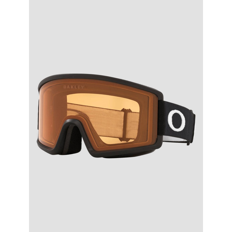 Target Line L Matte Black Goggle–persimmon
