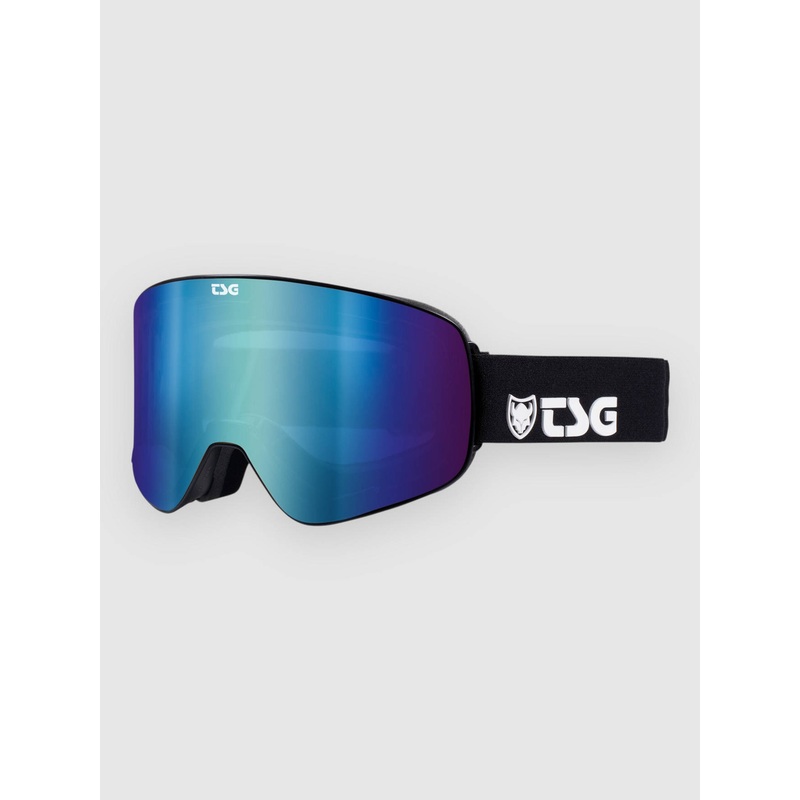 Four S Solid Black-Blue Goggle–solid black/blue