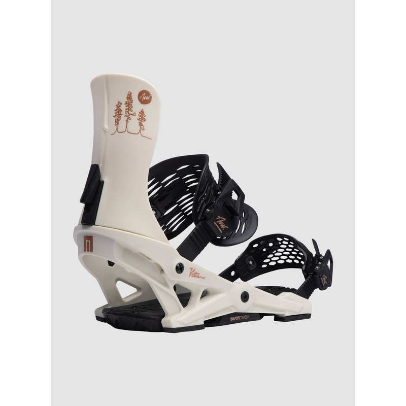 Vetta Snowboard Bindings–chalk