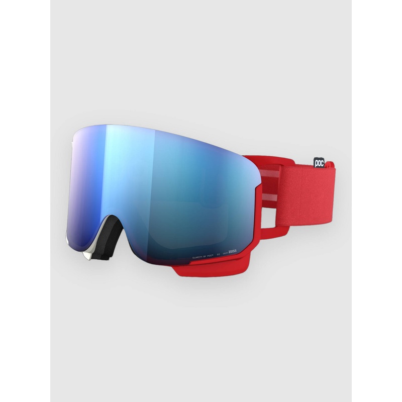 Nexal Rouge/Blanc Goggle–partly sunny blue