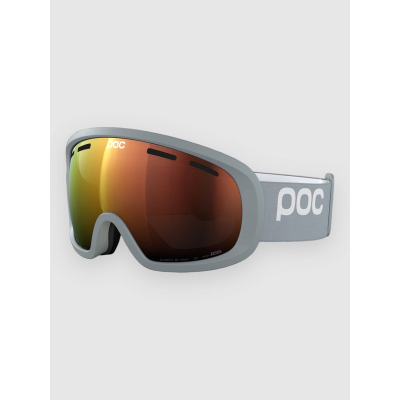 Fovea Mid Granite Grey Goggle–partly sunny orange