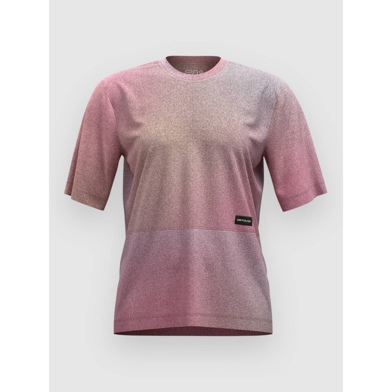 185 Merino Patch Print Tech Tee–aop dawn rose 35601