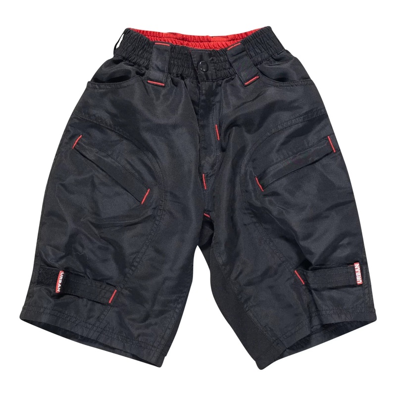 Urban Cycling Single Tracker Mountain Bike Shorts with Padded Underliner – Kids’
