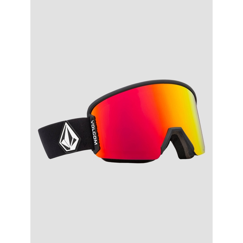 Garden 2 Matte Black Goggle–red chrome