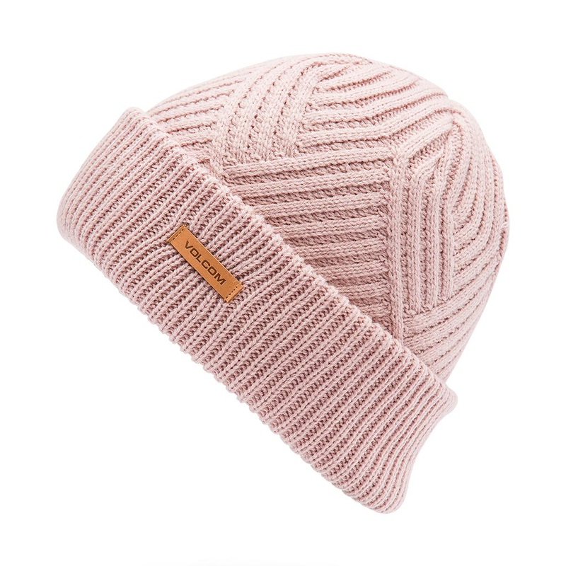 Volcom Stone Knit Beanie – Adobe Rose