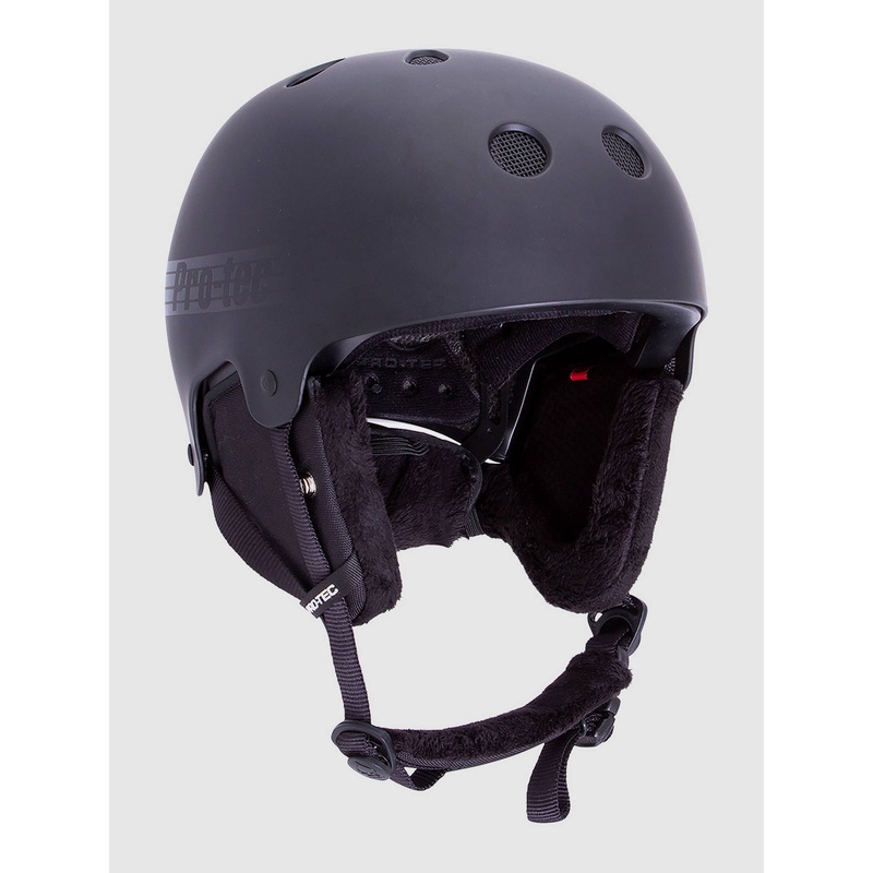 Old School Snow Helmet–stealth black
