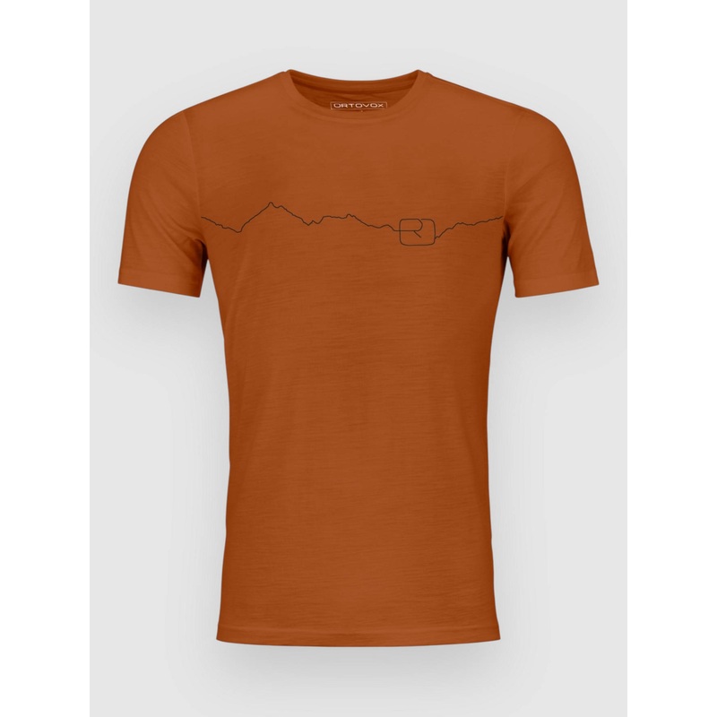 150 Cool Mountain Tech Tee–bristle brown