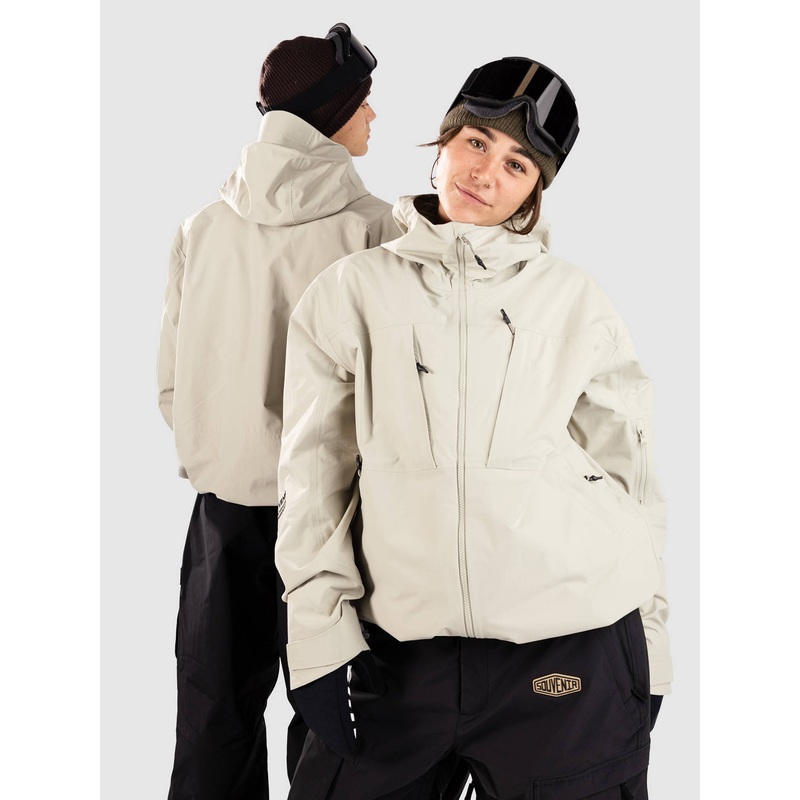 3Ply Ripstop Shell Jacket–putty