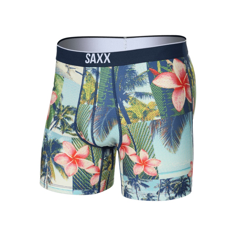 Volt Breathable Mesh Halftone Tropics Multi Boxer