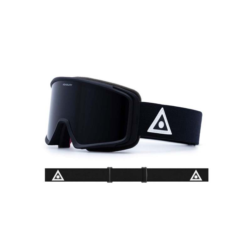 Mirage Black Triangle Matte Black/Dark Smoke + Spare Lens Goggle