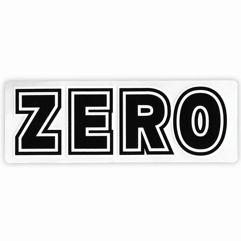Zero Skateboards Bold Sticker (Medium)